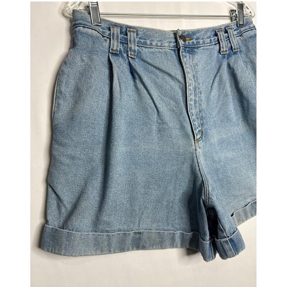 Vintage Giorgio Saint Angelo Blue Jean Shorts high waisted size 14 - Picture 2 of 12